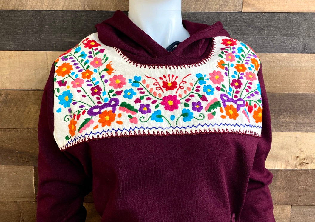 Flora Pullover - Burgundy