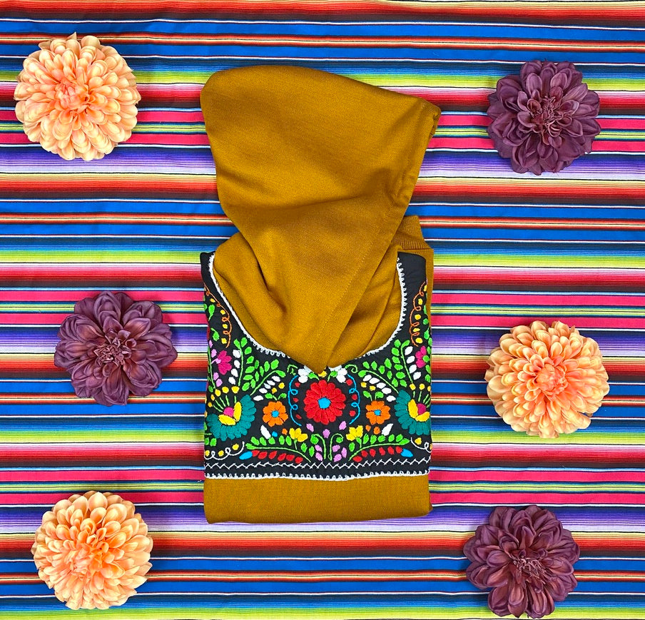 Flora Pullover- Mustard