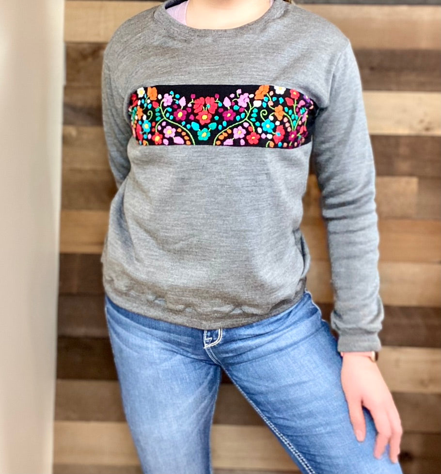 Flora Sweater - Grey