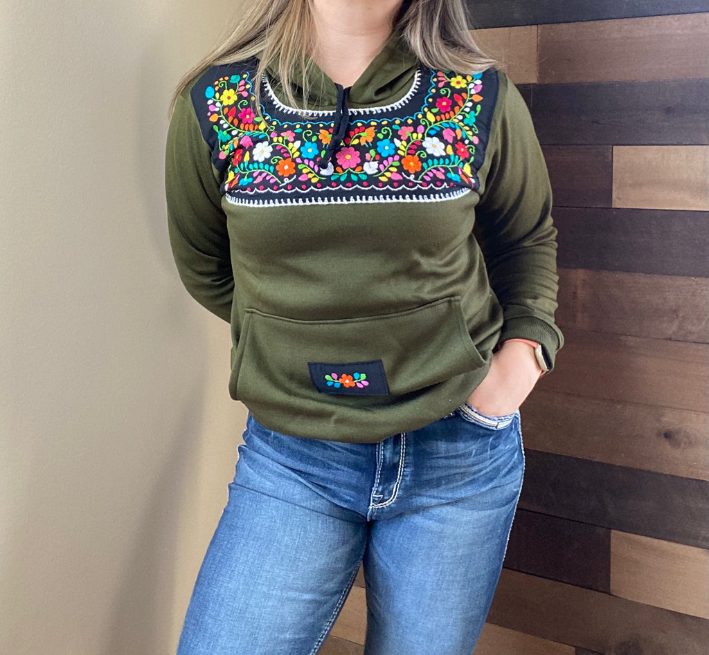 Flora Pullover - Olive