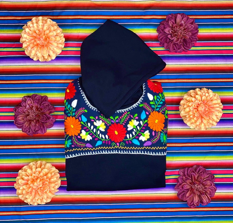 Flora Pullover - Navy