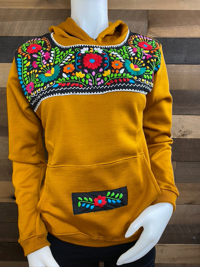 Flora Pullover- Mustard