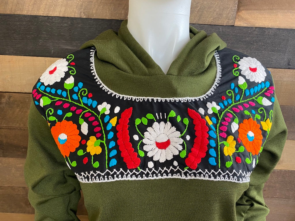 Flora Pullover - Olive