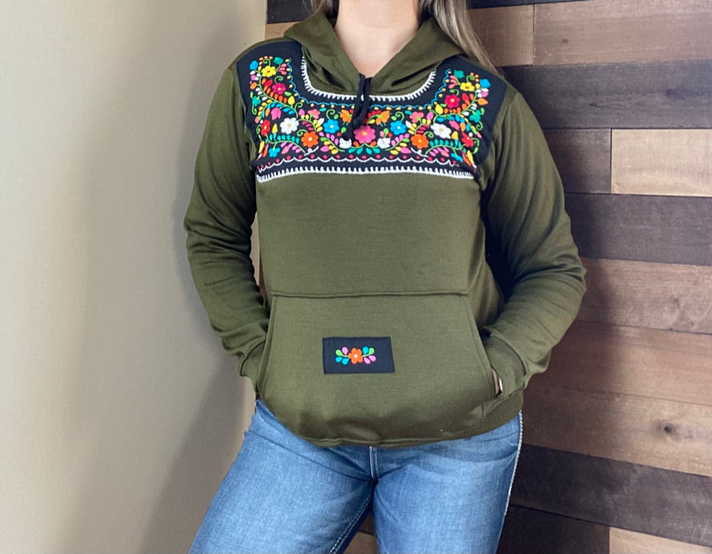 Flora Pullover - Olive