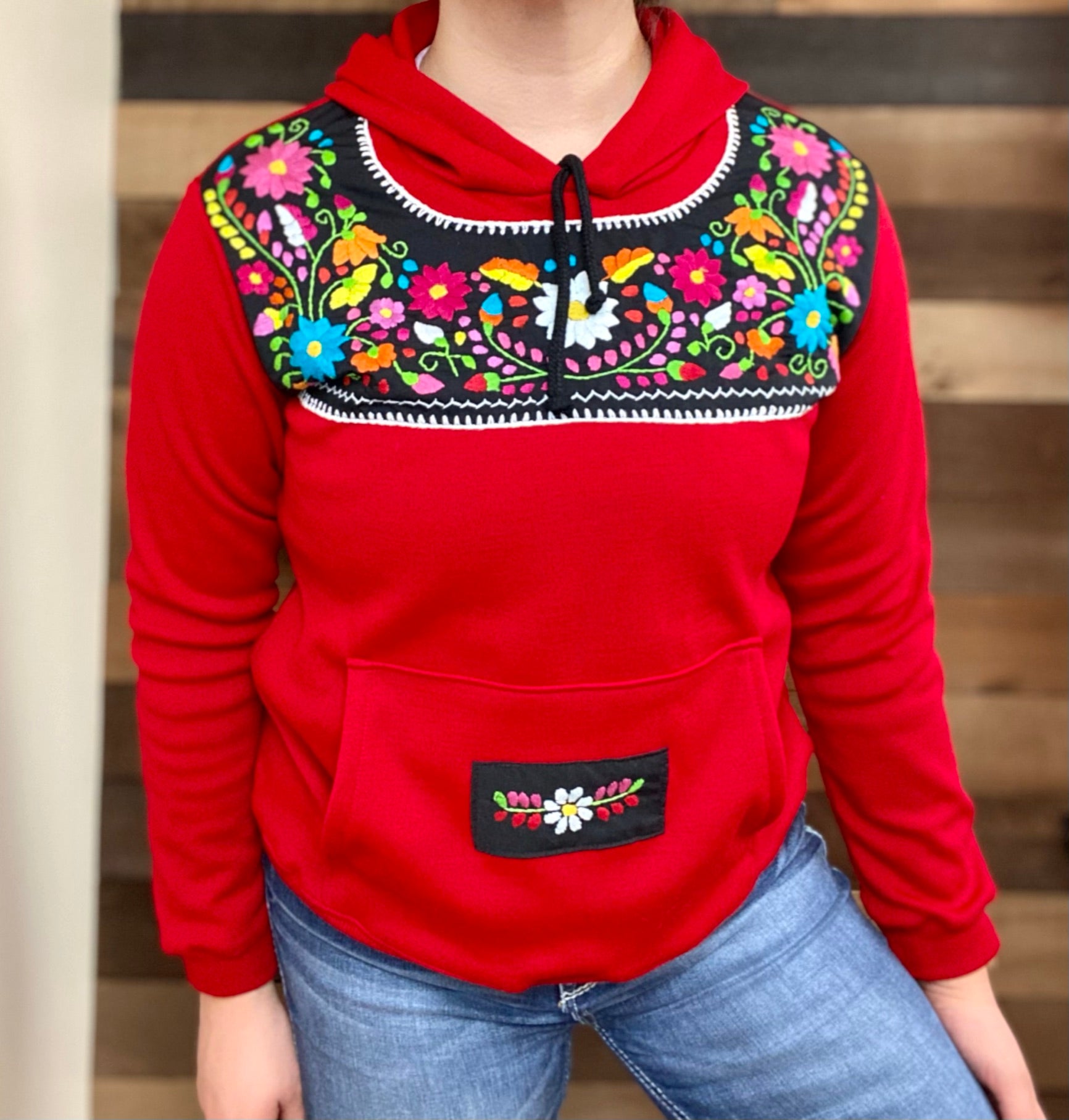 Flora Pullover - Red