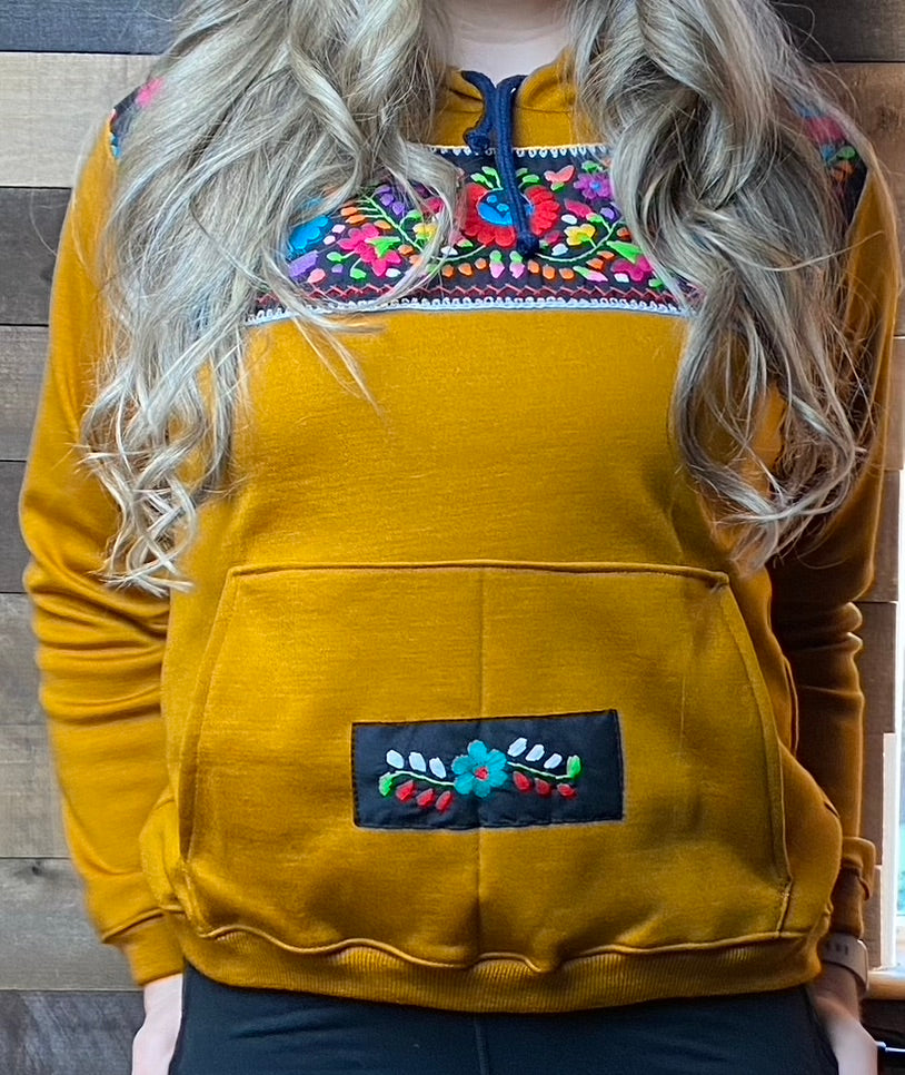 Flora Pullover- Mustard