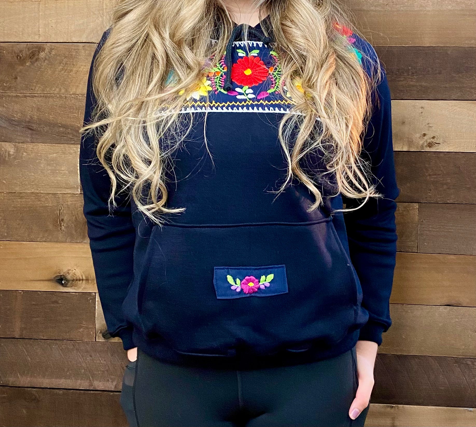 Flora Pullover - Navy