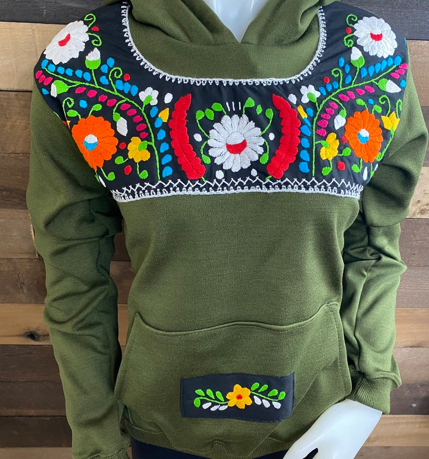 Flora Pullover - Olive