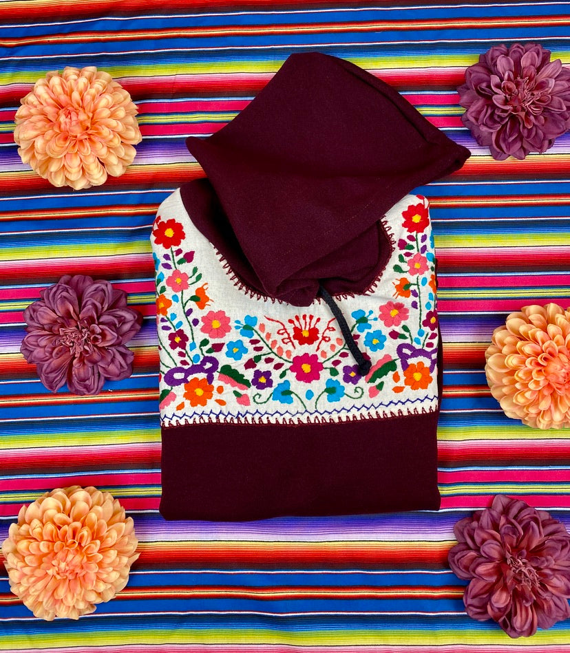 Flora Pullover - Burgundy
