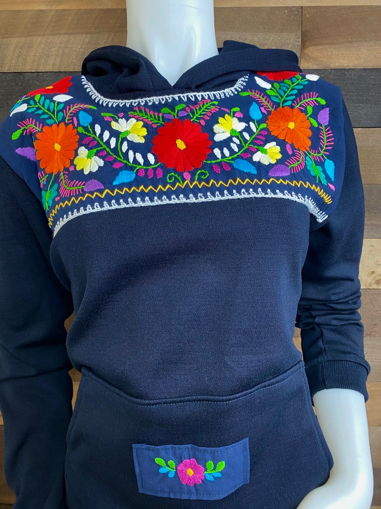 Flora Pullover - Navy